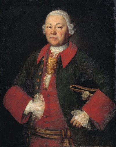 Retrato del Conde Iván Terentyevich Meshchersky de Mina Lukich Kolokolnikov