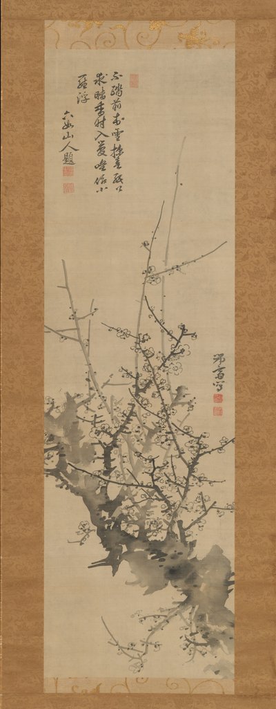 Flores de ciruelo, siglo XVIII-XIX de Minagawa Kien
