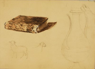 (Oveja, Jarrón, Libro) Estudios de Miner Kilbourne Kellogg