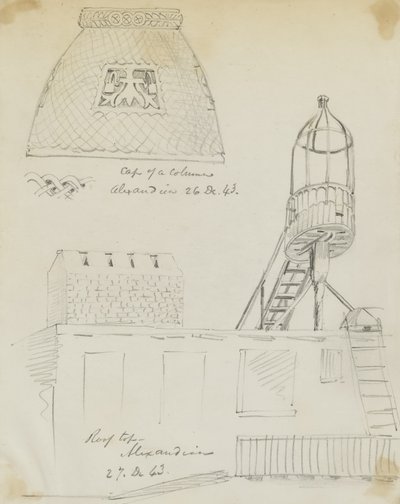 Alejandría (tejado/tapa de una columna) de Miner Kilbourne Kellogg