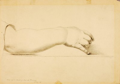 Brazo del hijo de Hiram Powers de Miner Kilbourne Kellogg
