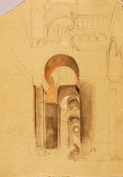 Mosque Interior de Miner Kilbourne Kellogg