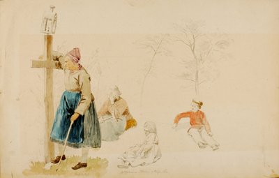 Figuras de campesinos de Miner Kilbourne Kellogg