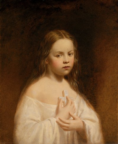 Retrato de la hija de Hiram Powers, s.f. de Miner Kilbourne Kellogg