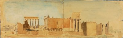 Ruinas de Balbeck, 1844 de Miner Kilbourne Kellogg