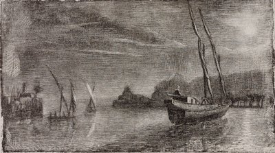 Sin título (Barcos en el puerto) de Miner Kilbourne Kellogg