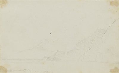 El Vesubio desde la punta de Amalfi de Miner Kilbourne Kellogg