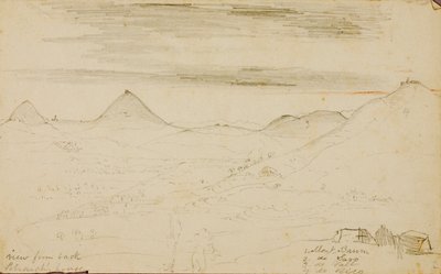Vista desde la parte trasera de la casa de Petrarca de Miner Kilbourne Kellogg