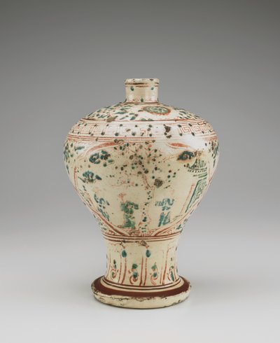 Botella, finales del siglo XIV-XV de Ming Dynasty Chinese School