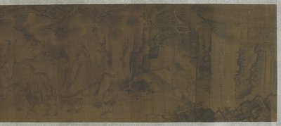 Inmortales taoístas en las montañas de Ming Dynasty Chinese School