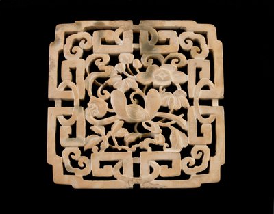 Placa (Pai) (jade) de Ming Dynasty Chinese School