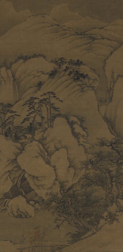 Viento y nieve en el puente Ba, siglo XV-XVI de Ming Dynasty Chinese School