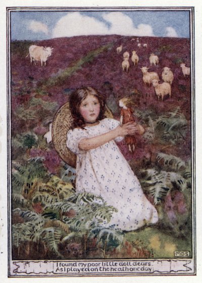 La muñeca perdida. Charles Kingsley (litografía en color) de Minnie Didbin Spooner