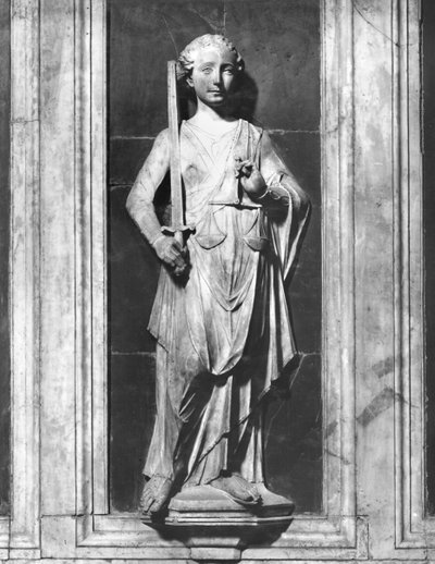 Justicia, del Monumento a Bernardo Giugni, c.1460 de Mino da Fiesole