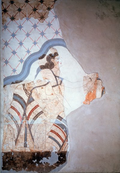 Figura femenina (fresco) de Minoan