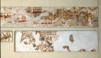 Arte minoico: expedición naval de Minoan