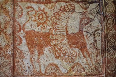 Cofre larnax con tapa a dos aguas. 1370-1300 a.C. de Minoan