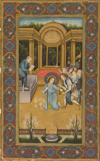 Jesús entre los doctores en el Templo de Mir Kalan Khan