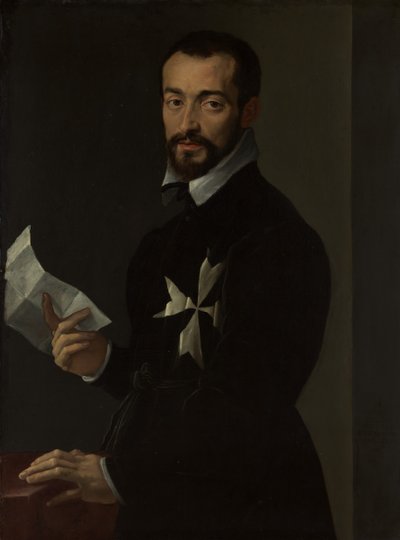 Retrato de un caballero de Malta, probablemente Fra Jacopo Salviati de Mirabello Cavalori