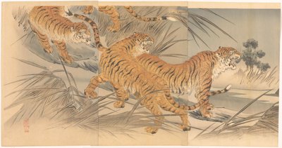 tigres y soldados de Mishima Shôsô