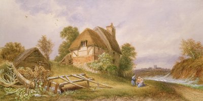 Cerca de Christchurch, Hampshire, 1874 de Miss Lorimer