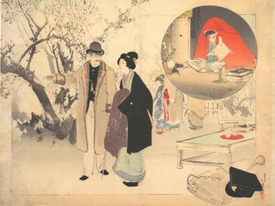 El demonio dorado Konjiki yasha, ca. 1903 de Mizuno Toshikata