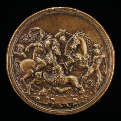 Caza de leones, finales del siglo XV - principios del siglo XVI de Moderno