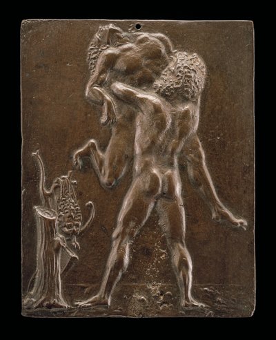 Hércules y Anteo de Moderno