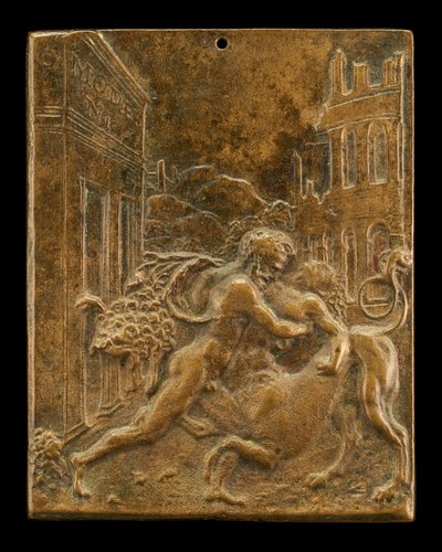 Hércules y un centauro, 1507 o antes de Moderno