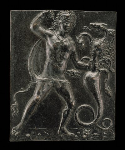 Hércules y la Hidra de Lerna, finales del siglo XV - principios del siglo XVI de Moderno