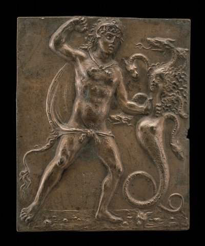 Hércules y la Hidra de Lerna, finales del siglo XV - principios del siglo XVI de Moderno