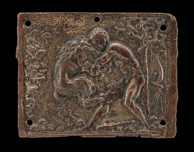 Hércules y el león de Nemea, finales del siglo XV - principios del siglo XVI de Moderno
