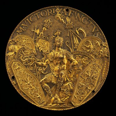 Marte rodeado de trofeos, finales del siglo XV - principios del siglo XVI de Moderno