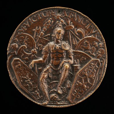 Marte rodeado de trofeos, finales del siglo XV - principios del siglo XVI de Moderno
