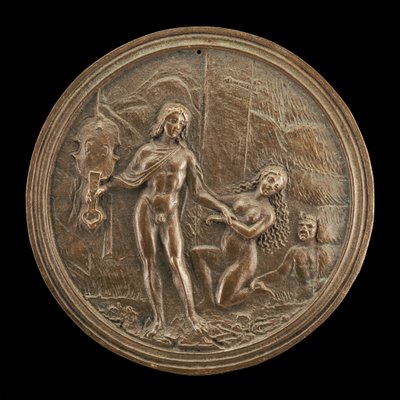 Orfeo perdiendo a Eurídice, finales del siglo XV - principios del siglo XVI de Moderno