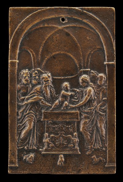 La presentación de Jesús en el templo, finales del siglo XV - principios del siglo XVI de Moderno