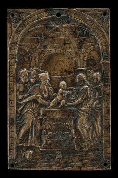 La presentación de Jesús en el templo, finales del siglo XV - principios del siglo XVI de Moderno