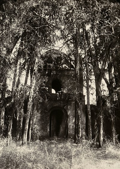 Construyendo un Imperio en la era fascista: entrada a la casa de placer del Rey Fasil, 09/05/1936 (foto en b/n) de Modestino Baldinetti