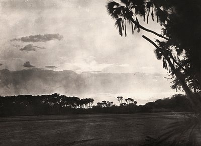 Construyendo un Imperio en la era fascista: atardecer en Gasc, 09/05/1936 de Modestino Baldinetti