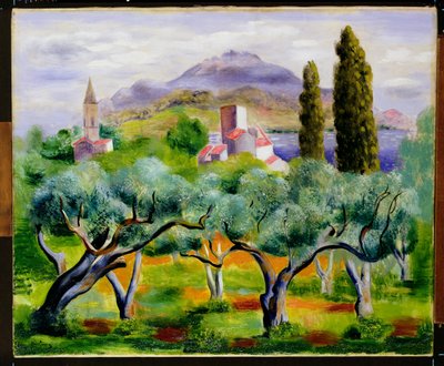 Paisaje, c.1920 de Moise Kisling