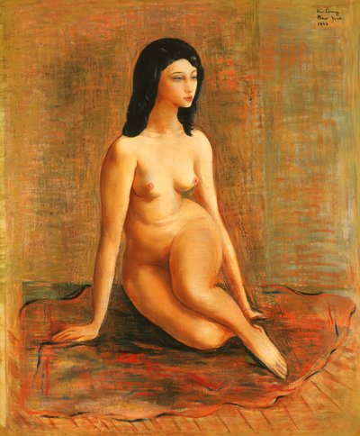 Desnudo Sentado; Nu Assis de Moise Kisling