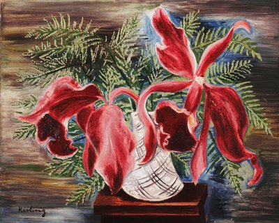 Orquídeas; Orchidees de Moise Kisling