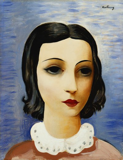 Retrato de una joven de Moise Kisling