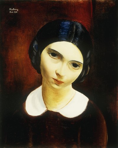Retrato de una joven; Portrait de Jeune Femme de Moise Kisling
