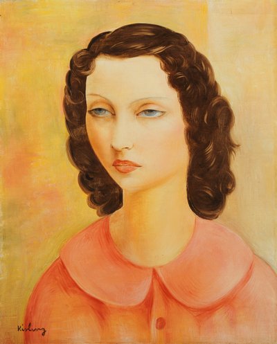 Retrato de una joven; Moise Kisling (1891-1953) de Moise Kisling
