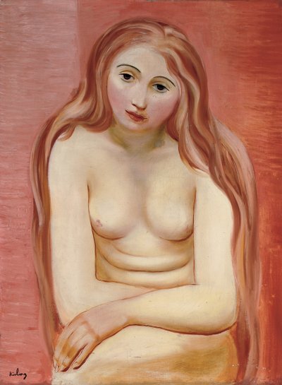 Desnudo sentado; Nu assis de Moise Kisling