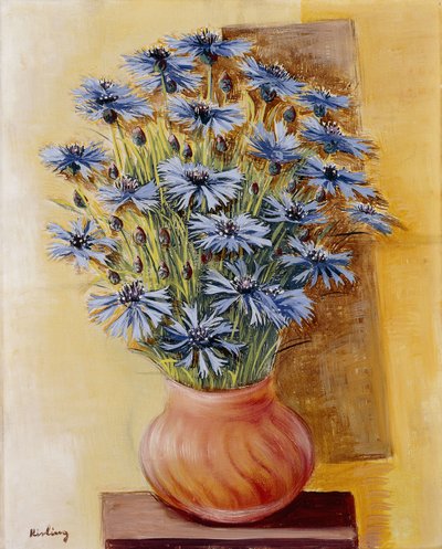 Jarrón de flores de Moise Kisling