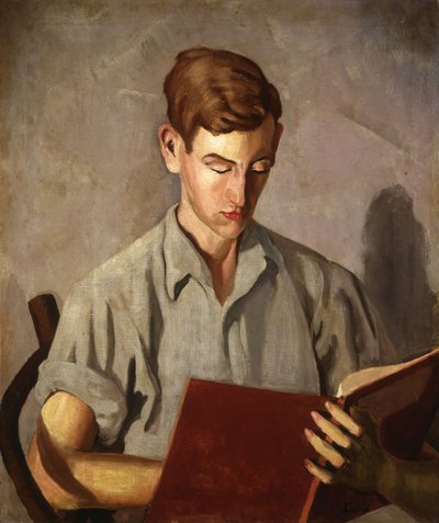 Joven leyendo de Moise Kisling
