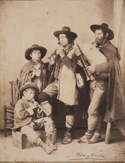 Campesinos napolitanos de Moliné y Albareda