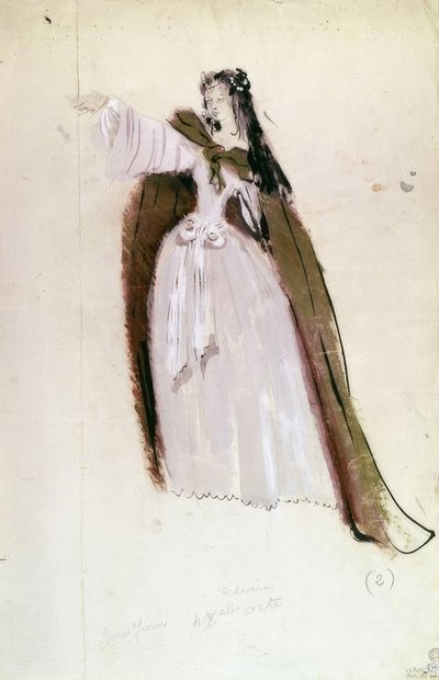 Figurilla de Elvire de Molière